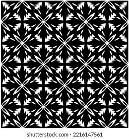 Diseño de un patrón geométrico monocromo sin fisuras. Antecedentes abstractos. Arte vectorial.Perfecto para el fondo del sitio, papel envolvente, papel tapiz, textil y diseño de superficie. 