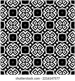 Design seamless monochrome geometric pattern. Abstract background. Vector art.Perfect for site backdrop, wrapping paper, wallpaper, textile and surface design. 