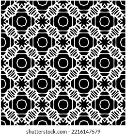 Design seamless monochrome geometric pattern. Abstract background. Vector art.Perfect for site backdrop, wrapping paper, wallpaper, textile and surface design. 