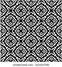 Design seamless monochrome geometric pattern. Abstract background. Vector art.Perfect for site backdrop, wrapping paper, wallpaper, textile and surface design. 