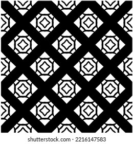 Diseño de un patrón geométrico monocromo sin fisuras. Antecedentes abstractos. Arte vectorial.Perfecto para el fondo del sitio, papel envolvente, papel tapiz, textil y diseño de superficie. 