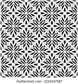 Entwurf nahtloser monochromer geometrischer Muster. Abstrakter Hintergrund. Vector art.Perfekt für Website-Hintergrund, Wickelpapier, Tapete, Textil und Oberflächendesign. 