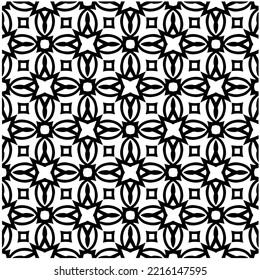 Diseño de un patrón geométrico monocromo sin fisuras. Antecedentes abstractos. Arte vectorial.Perfecto para el fondo del sitio, papel envolvente, papel tapiz, textil y diseño de superficie. 