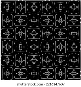 Design seamless monochrome geometric pattern. Abstract background. Vector art.Perfect for site backdrop, wrapping paper, wallpaper, textile and surface design. 