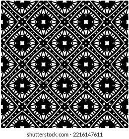 Design seamless monochrome geometric pattern. Abstract background. Vector art.Perfect for site backdrop, wrapping paper, wallpaper, textile and surface design. 
