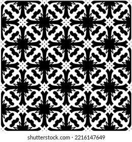Entwurf nahtloser monochromer geometrischer Muster. Abstrakter Hintergrund. Vector art.Perfekt für Website-Hintergrund, Wickelpapier, Tapete, Textil und Oberflächendesign. 