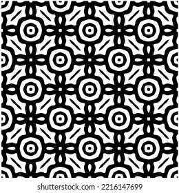 Design seamless monochrome geometric pattern. Abstract background. Vector art.Perfect for site backdrop, wrapping paper, wallpaper, textile and surface design. 