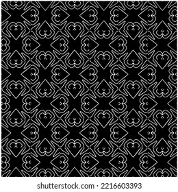Design seamless monochrome geometric pattern. Abstract background. Vector art.Perfect for site backdrop, wrapping paper, wallpaper, textile and surface design. 