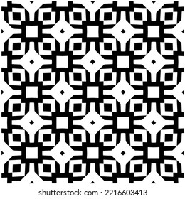 Diseño de un patrón geométrico monocromo sin fisuras. Antecedentes abstractos. Arte vectorial.Perfecto para el fondo del sitio, papel envolvente, papel tapiz, textil y diseño de superficie. 