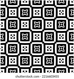 Diseño de un patrón geométrico monocromo sin fisuras. Antecedentes abstractos. Arte vectorial.Perfecto para el fondo del sitio, papel envolvente, papel tapiz, textil y diseño de superficie. 
