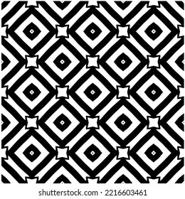 Design seamless monochrome geometric pattern. Abstract background. Vector art.Perfect for site backdrop, wrapping paper, wallpaper, textile and surface design. 