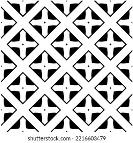 Entwurf nahtloser monochromer geometrischer Muster. Abstrakter Hintergrund. Vector art.Perfekt für Website-Hintergrund, Wickelpapier, Tapete, Textil und Oberflächendesign. 