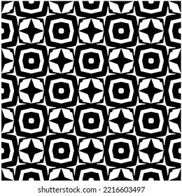 Design seamless monochrome geometric pattern. Abstract background. Vector art.Perfect for site backdrop, wrapping paper, wallpaper, textile and surface design. 