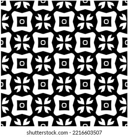 Diseño de un patrón geométrico monocromo sin fisuras. Antecedentes abstractos. Arte vectorial.Perfecto para el fondo del sitio, papel envolvente, papel tapiz, textil y diseño de superficie. 