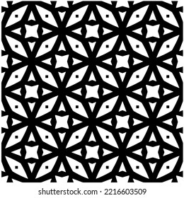 Entwurf nahtloser monochromer geometrischer Muster. Abstrakter Hintergrund. Vector art.Perfekt für Website-Hintergrund, Wickelpapier, Tapete, Textil und Oberflächendesign. 