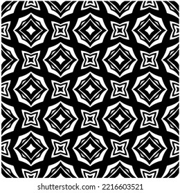 Diseño de un patrón geométrico monocromo sin fisuras. Antecedentes abstractos. Arte vectorial.Perfecto para el fondo del sitio, papel envolvente, papel tapiz, textil y diseño de superficie. 