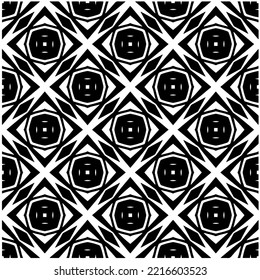 Design seamless monochrome geometric pattern. Abstract background. Vector art.Perfect for site backdrop, wrapping paper, wallpaper, textile and surface design. 