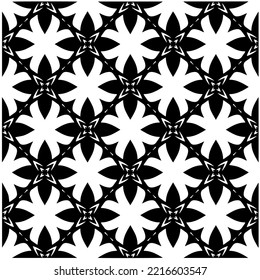 Entwurf nahtloser monochromer geometrischer Muster. Abstrakter Hintergrund. Vector art.Perfekt für Website-Hintergrund, Wickelpapier, Tapete, Textil und Oberflächendesign. 