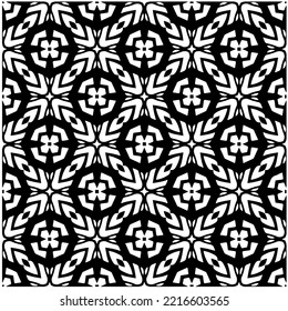 Entwurf nahtloser monochromer geometrischer Muster. Abstrakter Hintergrund. Vector art.Perfekt für Website-Hintergrund, Wickelpapier, Tapete, Textil und Oberflächendesign. 