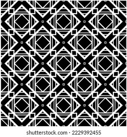 Diseño de un patrón geométrico monocromo sin fisuras. Antecedentes abstractos. Arte vectorial.Perfecto para el fondo del sitio, papel envolvente, papel tapiz, textil y diseño de superficie. 