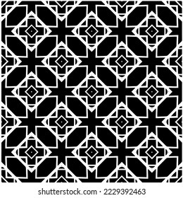 Diseño de un patrón geométrico monocromo sin fisuras. Antecedentes abstractos. Arte vectorial.Perfecto para el fondo del sitio, papel envolvente, papel tapiz, textil y diseño de superficie. 