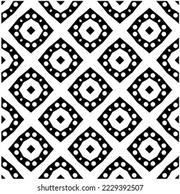Diseño de un patrón geométrico monocromo sin fisuras. Antecedentes abstractos. Arte vectorial.Perfecto para el fondo del sitio, papel envolvente, papel tapiz, textil y diseño de superficie. 