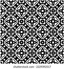 Diseño de un patrón geométrico monocromo sin fisuras. Antecedentes abstractos. Arte vectorial.Perfecto para el fondo del sitio, papel envolvente, papel tapiz, textil y diseño de superficie. 