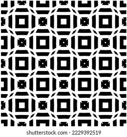 Diseño de un patrón geométrico monocromo sin fisuras. Antecedentes abstractos. Arte vectorial.Perfecto para el fondo del sitio, papel envolvente, papel tapiz, textil y diseño de superficie. 