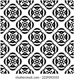 Design seamless monochrome geometric pattern. Abstract background. Vector art.Perfect for site backdrop, wrapping paper, wallpaper, textile and surface design. 