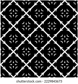 Entwurf nahtloser monochromer geometrischer Muster. Abstrakter Hintergrund. Vector art.Perfekt für Website-Hintergrund, Wickelpapier, Tapete, Textil und Oberflächendesign. 