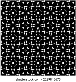 Entwurf nahtloser monochromer geometrischer Muster. Abstrakter Hintergrund. Vector art.Perfekt für Website-Hintergrund, Wickelpapier, Tapete, Textil und Oberflächendesign. 