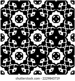 Diseño de un patrón geométrico monocromo sin fisuras. Antecedentes abstractos. Arte vectorial.Perfecto para el fondo del sitio, papel envolvente, papel tapiz, textil y diseño de superficie. 