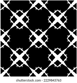 Design seamless monochrome geometric pattern. Abstract background. Vector art.Perfect for site backdrop, wrapping paper, wallpaper, textile and surface design. 