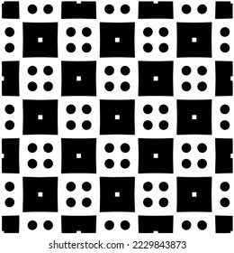 Diseño de un patrón geométrico monocromo sin fisuras. Antecedentes abstractos. Arte vectorial.Perfecto para el fondo del sitio, papel envolvente, papel tapiz, textil y diseño de superficie. 