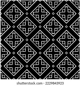 Diseño de un patrón geométrico monocromo sin fisuras. Antecedentes abstractos. Arte vectorial.Perfecto para el fondo del sitio, papel envolvente, papel tapiz, textil y diseño de superficie. 