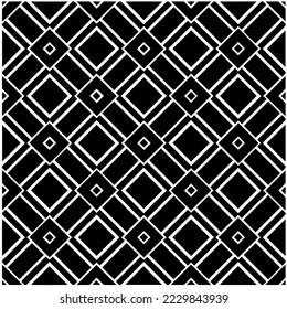 Design seamless monochrome geometric pattern. Abstract background. Vector art.Perfect for site backdrop, wrapping paper, wallpaper, textile and surface design. 