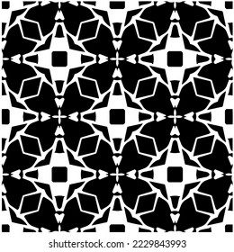 Diseño de un patrón geométrico monocromo sin fisuras. Antecedentes abstractos. Arte vectorial.Perfecto para el fondo del sitio, papel envolvente, papel tapiz, textil y diseño de superficie. 