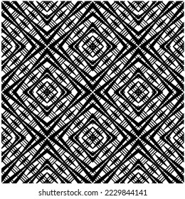 Diseño de un patrón geométrico monocromo sin fisuras. Antecedentes abstractos. Arte vectorial.Perfecto para el fondo del sitio, papel envolvente, papel tapiz, textil y diseño de superficie. 