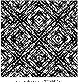 Diseño de un patrón geométrico monocromo sin fisuras. Antecedentes abstractos. Arte vectorial.Perfecto para el fondo del sitio, papel envolvente, papel tapiz, textil y diseño de superficie. 