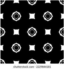 Diseño de un patrón geométrico monocromo sin fisuras. Antecedentes abstractos. Arte vectorial.Perfecto para el fondo del sitio, papel envolvente, papel tapiz, textil y diseño de superficie. 