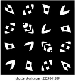 Diseño de un patrón geométrico monocromo sin fisuras. Antecedentes abstractos. Arte vectorial.Perfecto para el fondo del sitio, papel envolvente, papel tapiz, textil y diseño de superficie. 