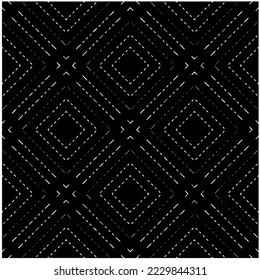 Diseño de un patrón geométrico monocromo sin fisuras. Antecedentes abstractos. Arte vectorial.Perfecto para el fondo del sitio, papel envolvente, papel tapiz, textil y diseño de superficie. 