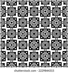 Design seamless monochrome geometric pattern. Abstract background. Vector art.Perfect for site backdrop, wrapping paper, wallpaper, textile and surface design. 