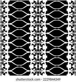 Diseño de un patrón geométrico monocromo sin fisuras. Antecedentes abstractos. Arte vectorial.Perfecto para el fondo del sitio, papel envolvente, papel tapiz, textil y diseño de superficie. 