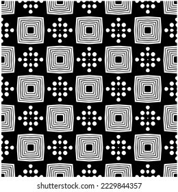 Diseño de un patrón geométrico monocromo sin fisuras. Antecedentes abstractos. Arte vectorial.Perfecto para el fondo del sitio, papel envolvente, papel tapiz, textil y diseño de superficie. 