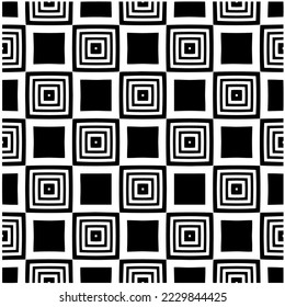 Diseño de un patrón geométrico monocromo sin fisuras. Antecedentes abstractos. Arte vectorial.Perfecto para el fondo del sitio, papel envolvente, papel tapiz, textil y diseño de superficie. 