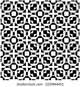 Design seamless monochrome geometric pattern. Abstract background. Vector art.Perfect for site backdrop, wrapping paper, wallpaper, textile and surface design. 