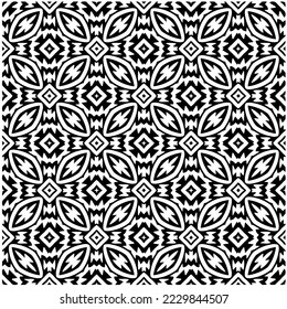 Entwurf nahtloser monochromer geometrischer Muster. Abstrakter Hintergrund. Vector art.Perfekt für Website-Hintergrund, Wickelpapier, Tapete, Textil und Oberflächendesign. 