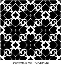 Diseño de un patrón geométrico monocromo sin fisuras. Antecedentes abstractos. Arte vectorial.Perfecto para el fondo del sitio, papel envolvente, papel tapiz, textil y diseño de superficie. 