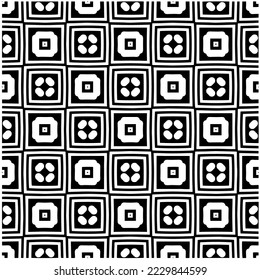Design seamless monochrome geometric pattern. Abstract background. Vector art.Perfect for site backdrop, wrapping paper, wallpaper, textile and surface design. 